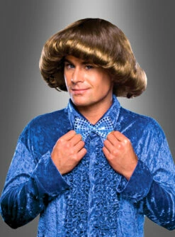 Witzige 70er Jahre Schlagerstar Perücke