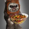 Ewok Figur Süßigkeiten Halter