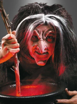 Latex Teuflische Hexenmaske