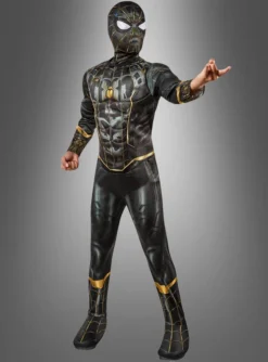 Spider-Man V2 Kinder Kostüm Schwarz-gold