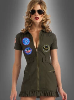 Top Gun Kleid Und Brille