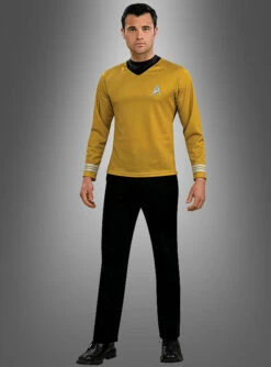 Star Trek Uniform Captain Kirk Shirt Gold