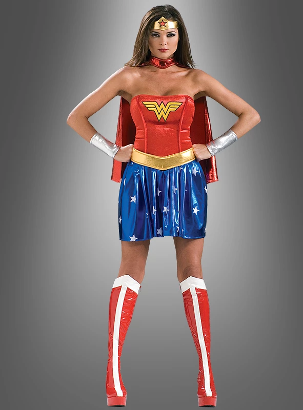 Sexy Wonder Woman Superheldin Kostüm 1 Sexy Wonder Woman Superheldin Kostüm