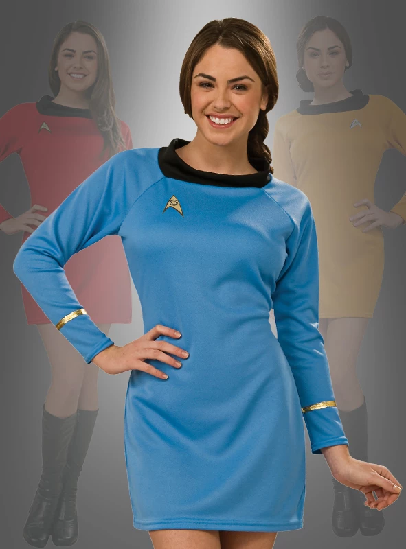 Kleid STAR TREK Classic Blau 1 Kleid STAR TREK Classic Blau