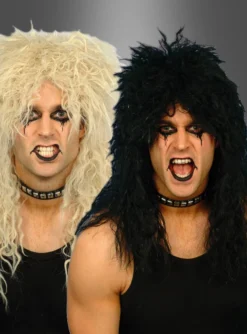 Langhaar Perücke Rocker Heavy Metal