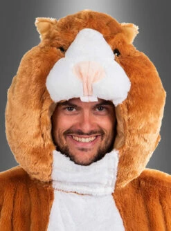 Plüsch Hamsterkopf Maskenset