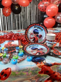 Ladybug Party Tischdeko 79 Teile