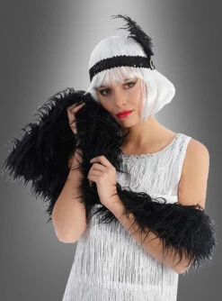 20er Jahre Kunstfell Federboa 210cm