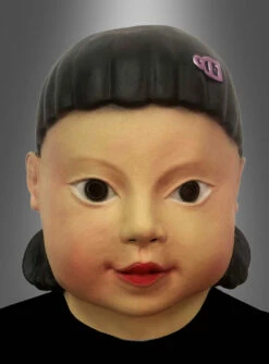 Game Puppe Maske Koreanisches Mädchen