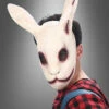 Latexmaske Böser Hase