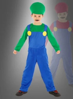 Grüner Klempner Kinderkostüm