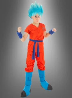 Goku Super-Saiyajin Blue Kinderkostüm Aus Dragon Ball Super