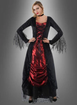 Vampirin Selina Kleid Mit Spitze