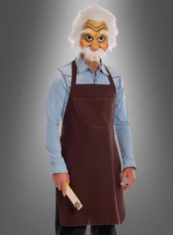 Geppetto Opa Kostüm Set Schürze Und Maske