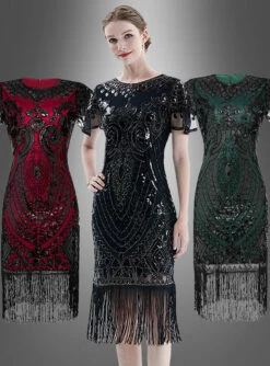 Kurzarm 20er Jahre Kleid Grace