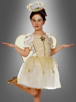 Goldenes Engelskostüm Für Kinder