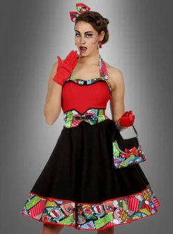 Comic Kostüm Damen Pop Art Jenny