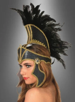 Gladiatorin Kopfschmuck Mit Federn