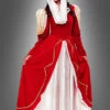 Rotes Mittelalter Kleid Hofdame