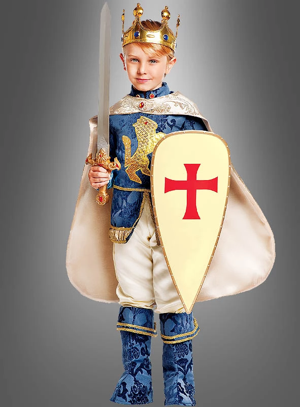 Kreuzritter Kostüm Löwenherz Für Kinder Deluxe 1 Kreuzritter Kostüm Löwenherz Für Kinder Deluxe