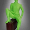 Grüner Speedsuit Spandexanzug