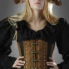 Antiklook Korsage Braun Steampunk