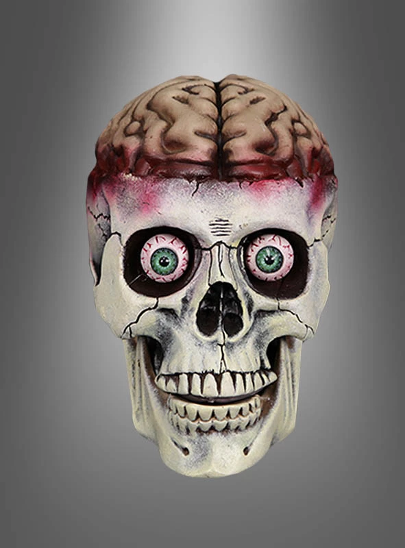 Totenkopf Mit Gehirn Und LED Augen 1 Totenkopf Mit Gehirn Und LED Augen