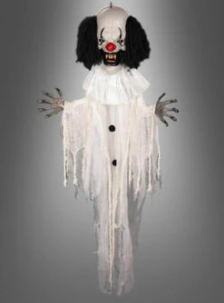 Sprechender Höllen Clown Mit LED 183cm