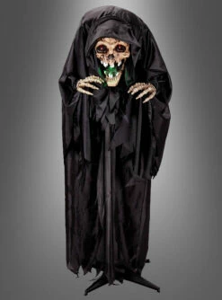 Buckeliger Reaper Skelett Figur Animatronics 160cm