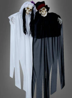 Animiertes Brautpaar Halloween Deko 120cm