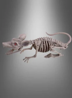 Große Ratte Skelett Mit LED Augen 38cm