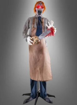 Halloween Kettensägen Killer Animiert 165cm