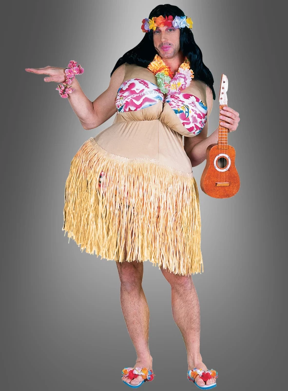 Hawaiikostüm Hulamädchen Für Männer 1 Hawaiikostüm Hulamädchen Für Männer