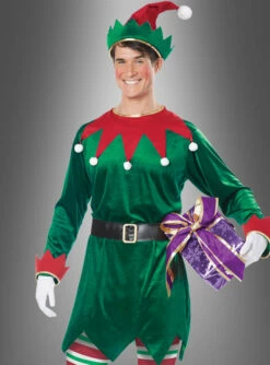 Weihnachtself Kostüm Unisex Santas Helfer -KostümKult Verkäufe 40 61451 pic3