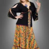 XXL Hippie Mama Blumenkind Kostüm