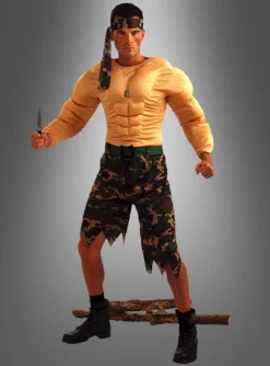 Soldat Muskelkostüm