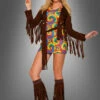 Hippiekostüm Mit Fransenbolero Damen