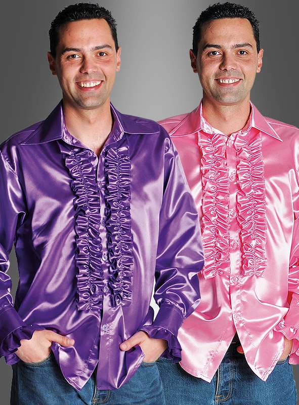 Deluxe Rüschenhemden 70er Waschbar 4 Deluxe Rüschenhemden 70er Waschbar – Bild 4