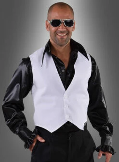 Weiße Weste Zum Disco Anzug