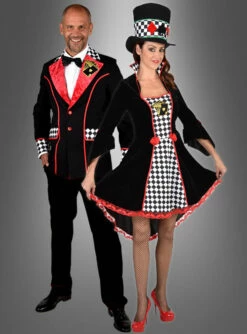 Deluxe Poker Face Samtkleid -KostümKult Verkäufe 42 221146 pic3