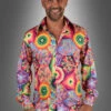 Funky Neon Hemd Herren