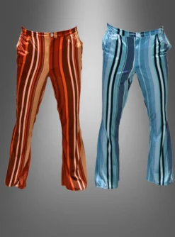 Gestreifte Schlaghose Herren