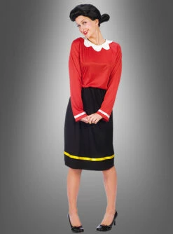 Olivia Kostüm Mit Perücke Aus Popeye