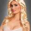 Disco Doll Langhaarperücke Blondine