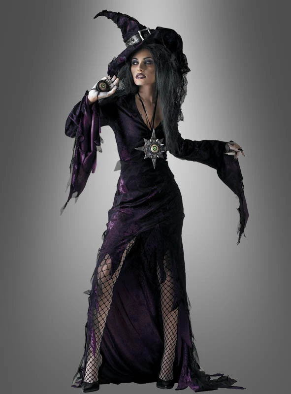 Zauberin Deluxe Hexenkostüm 2 Zauberin Deluxe Hexenkostüm – Bild 2