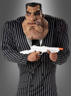 Gangsterboss Kostüm Mit Maske Mafia