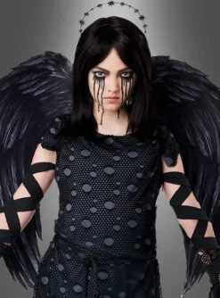 Schwarzer Engel Kostüm Für Mädchen -KostümKult Verkäufe 70 3022 030 pic3