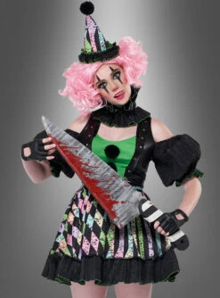 Verrückte Clownfrau Nicky Damenkostüm 5 Verrückte Clownfrau Nicky Damenkostüm -KostümKult Verkäufe 70 5023 042 pic3
