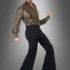 Disco Fever Herrenkostüm Gold-schwarz