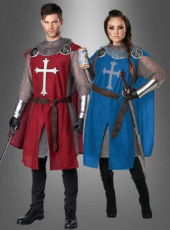 Kreuzritter Wappenrock Kostüm Unisex